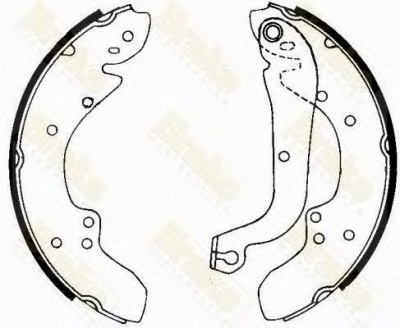 BRAKE ENGINEERING sh1152 -  Комплект тормозных колодок